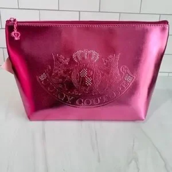 Juicy Couture Pink Cosmetic Bag - Picture 2 of 3